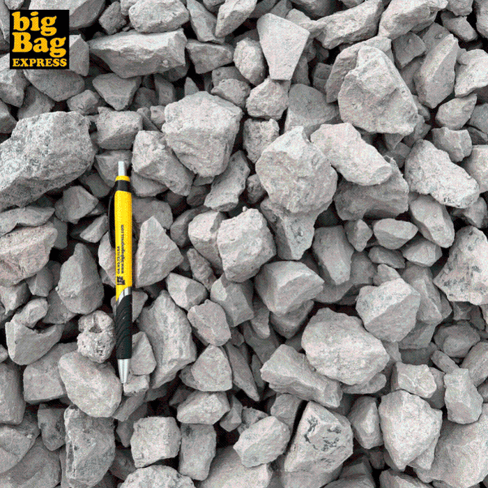 Big Bag de 0,9m³ (+/- 1,3T) Ballast Gris Ø 20/50 mm - Livraison PREMIUM