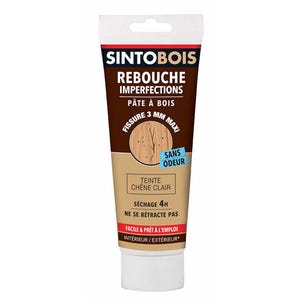 Pâte à bois à l’eau SINTOBOIS chêne clair tube 250g - SINTO - 37700