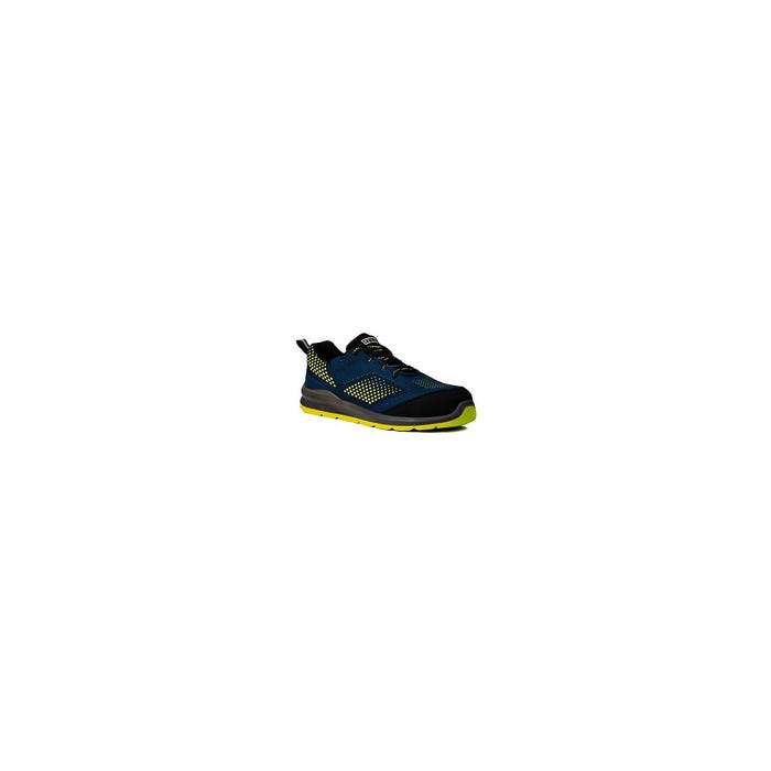 Chaussures de sécurité MILERITE S1P Basse Bleu/Vert/Jaune - COVERGUARD - Taille 38