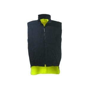 HI-WAY Gilet jaune HV, Polyester oxford 300D+Polaire - Coverguard - Taille XL