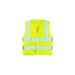 Gilet YARD jaune HV, baudrier + double bande - COVERGUARD - Taille XL