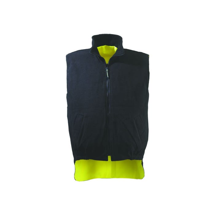 HI-WAY Gilet jaune HV, Polyester oxford 300D+Polaire - Coverguard - Taille L