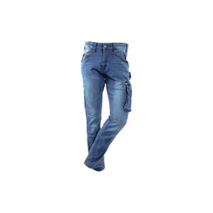 Jeans de travail RICA LEWIS - Homme - Taille 36 - Multi poches - Coupe droite confort - Fibreflex - Stretch stone - Job