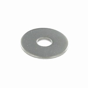 Rondelles plates LLu acier zingué blanc, pour vis diamètre 12 mm, sachet de 50 rondelles