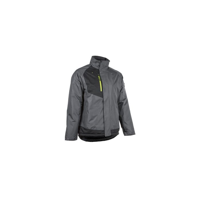 YUZU Parka anthracite/noir, Polyester Ripstop + Polaire 300g/m² - COVERGUARD - Taille 2XL