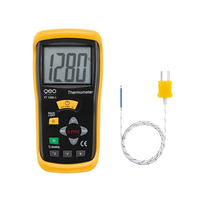 Thermomètre de type K à 1 canal FT 1300-1 - GEO FENNEL - 800400