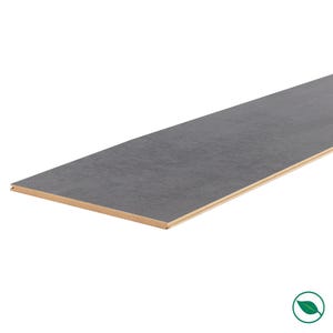 Lot de 3 planches palier rénovation d'escalier stratifié dark grey 2050 x 225 x 8 mm . - PEFC 70%
