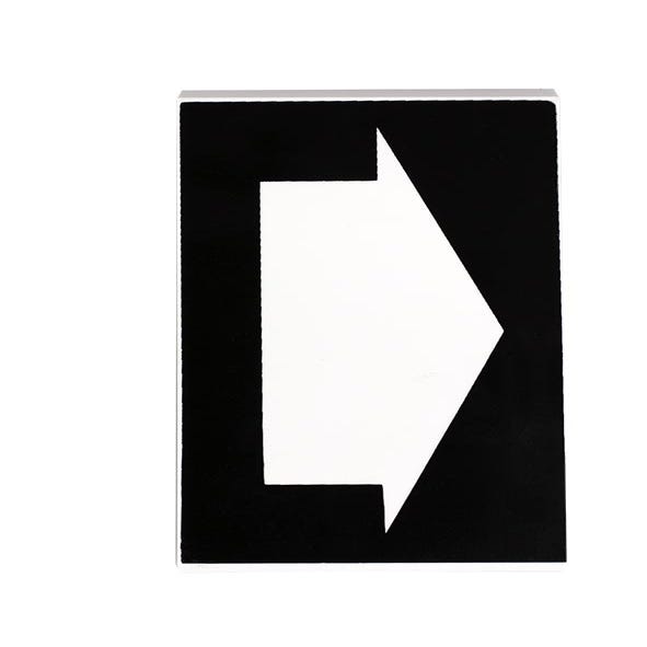 Logo flèche Blanche Modulotext - 4361611