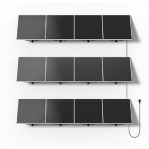 Lot 900W Kit panneaux solaires classique Beem Energy 1 kit principal + 2 kits extension - installation au mur