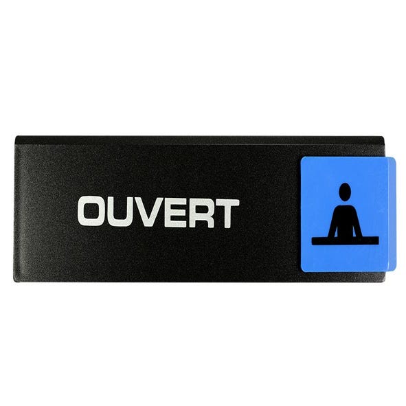 Plaquette de porte Ouvert - Europe design 175x45mm - 4260532
