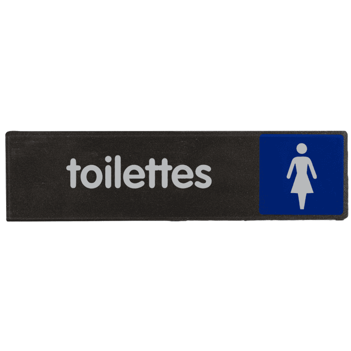 Plaquette de porte Toilettes femmes - Access 170x45mm - 4037585