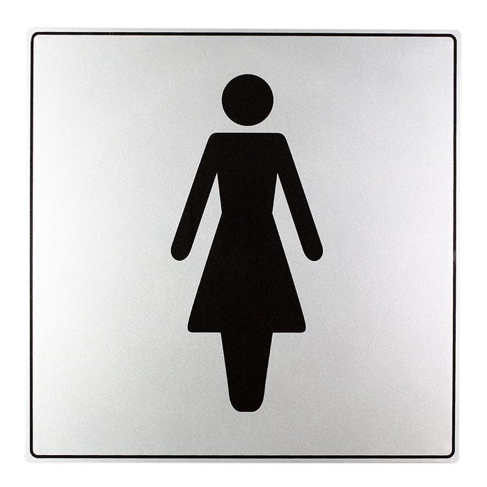 Plaquette Toilettes femmes - Iso 7001 200x200mm - 4380032