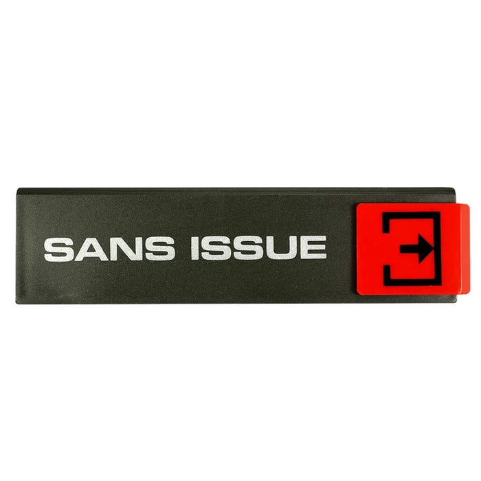 Plaquette de porte Sans issue - Europe design 175x45mm - 4260655