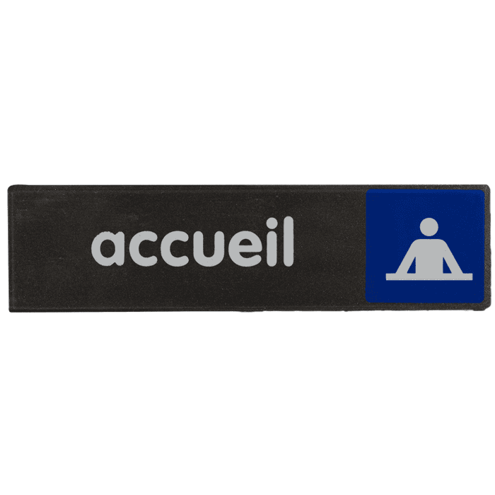 Plaquette de porte Accueil - Access 170x45mm - 4037493