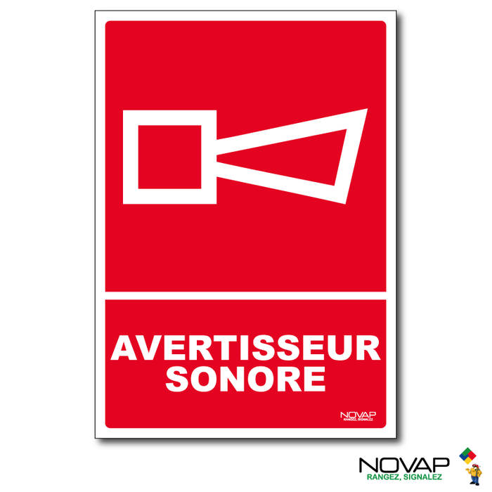 Panneau Avertisseur sonore - Rigide A5 - 4600512
