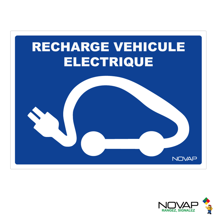 Panneau Recharge véhicule électrique - Rigide A5 - 4600345