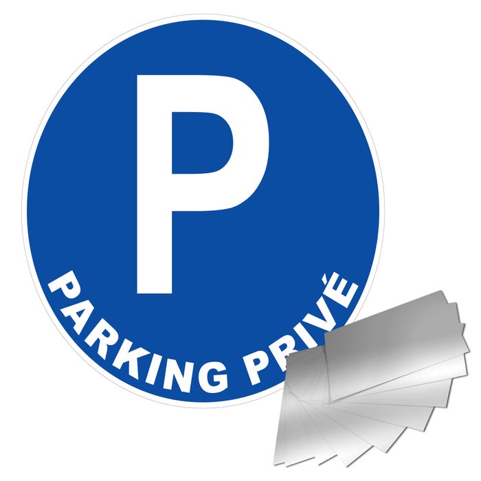 Panneau Parking privé - Alu Ø180mm - 4011165