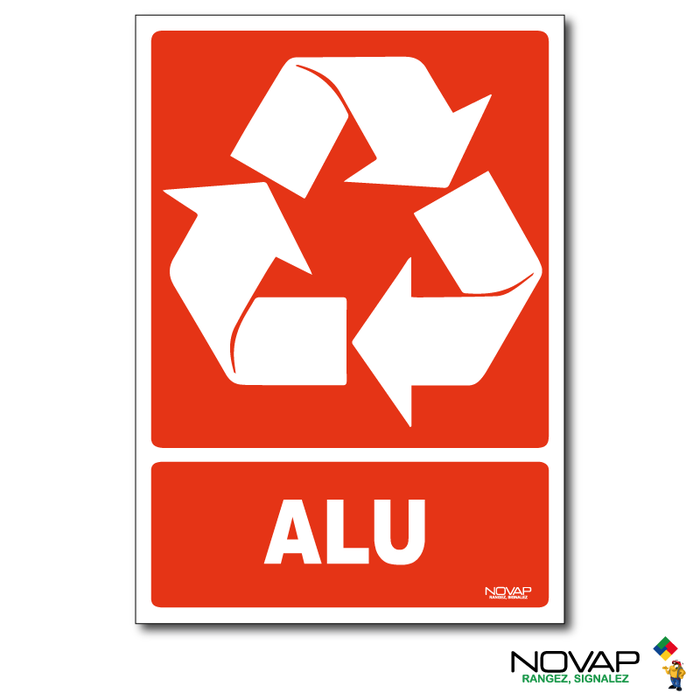 Panneau Recyclage déchets Alu - Rigide A5 - 4600437