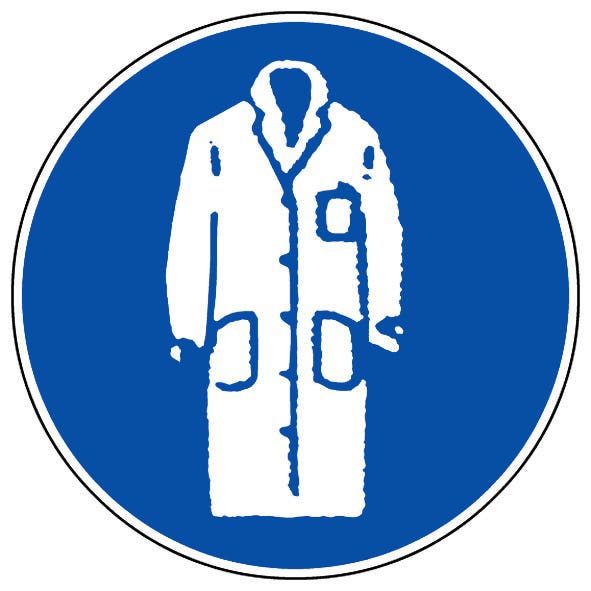 Panneau Port de blouse en coton obligatoire - Rigide Ø80mm - 4021157