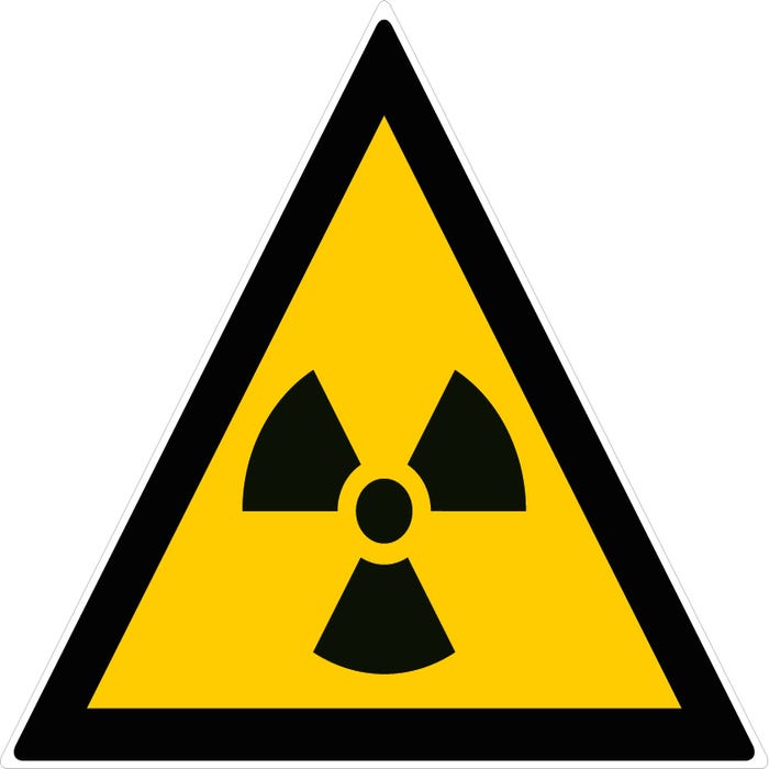 Panneau Danger radiation - Rigide Triangle 300mm - 4200064