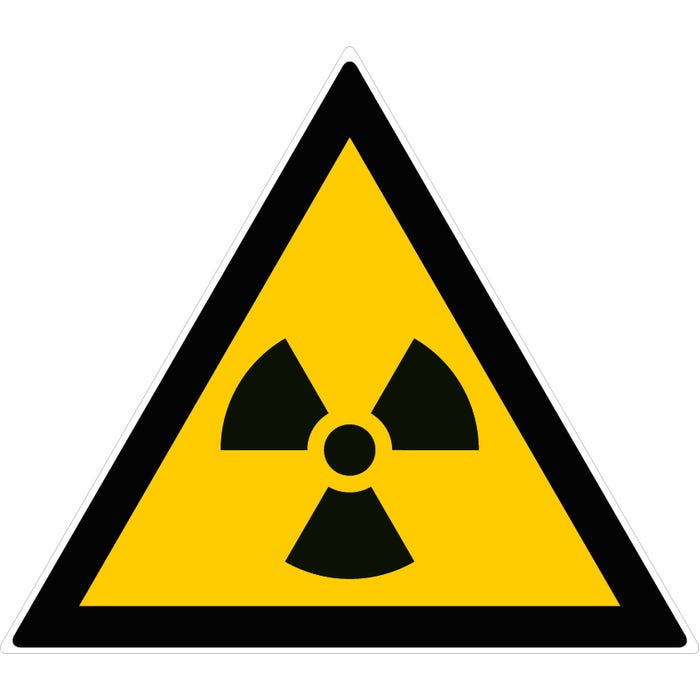 Panneau Danger radiation - Rigide Triangle 300mm - 4200064
