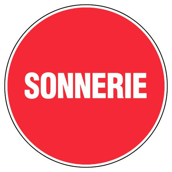 Panneau Sonnerie - Rigide Ø80mm - 4020273