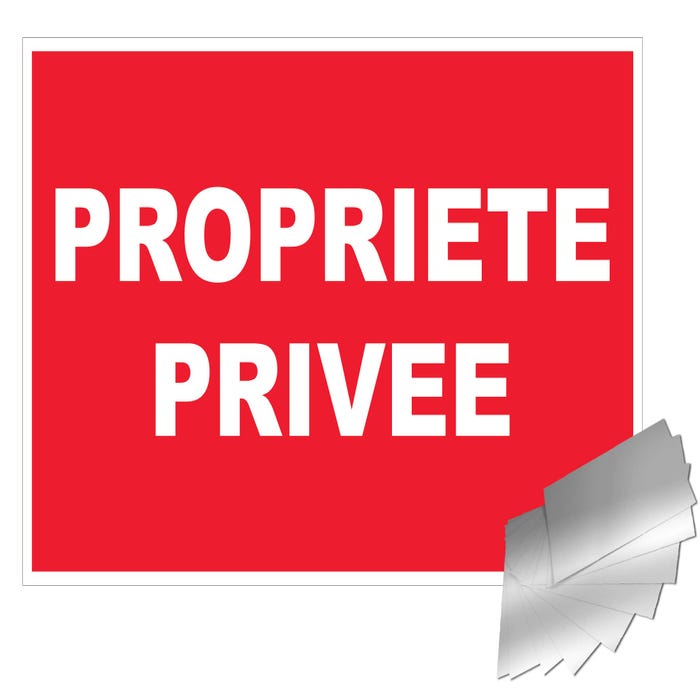 Panneau Propriété privée - Alu 330x200mm - 4010427