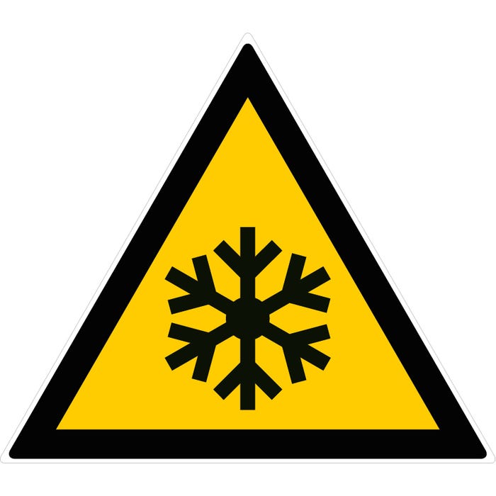 Panneau Danger basse température - Rigide Triangle 300mm - 4200149