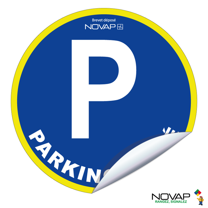 Adhésif Parking Privé - haute visibilité - Ø 80mm - 4100470