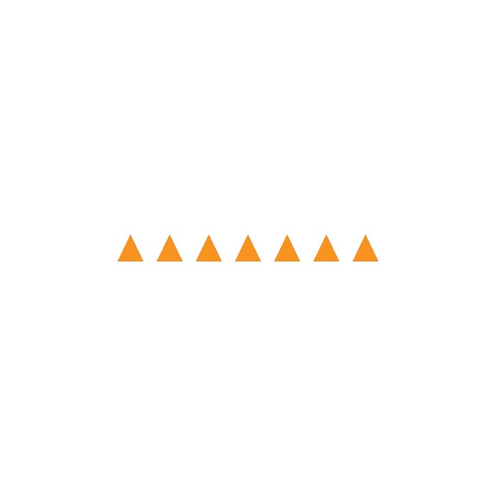 Lot 2 bandes 100mm x 1m - Triangles Orange - 4640419