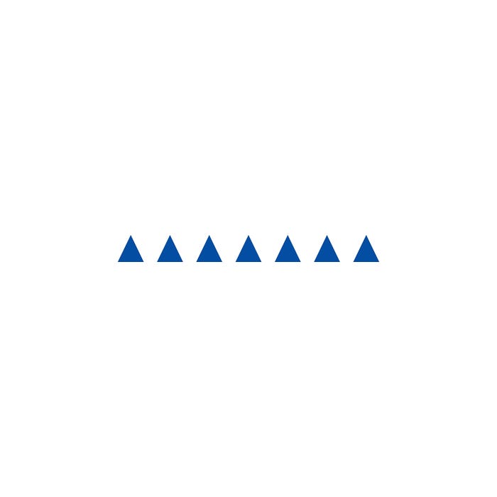 Lot 2 bandes 100mm x 1m - Triangles Bleu - 4640365