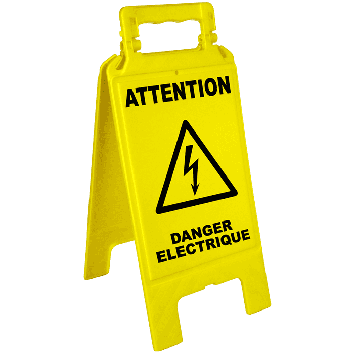 Chevalet Danger électrique - 4291055