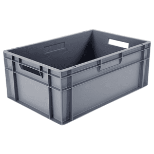Bac gerbable - 600x400x240 mm 47L gris norme Europe - 5067086