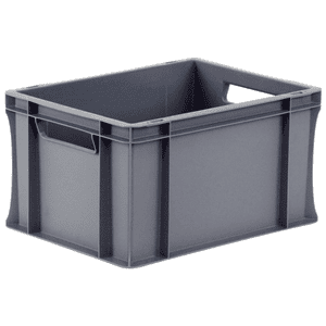 Bac gerbable - 400x300x220 mm 20L gris norme Europe - 5103845