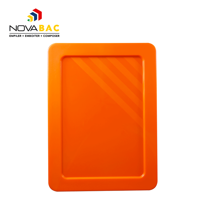 Couvercle Novabac 10L Orange Fluo - 5202111