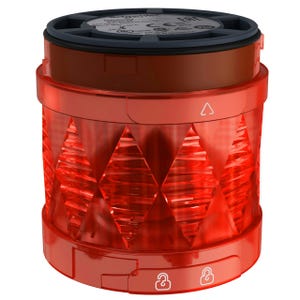 elément lumineux - harmony xvu - 60 mm - del - fixe - 24v dc - rouge - schneider electric xvuc24
