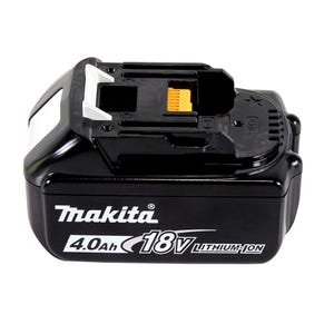 Makita DBO 180 M1J Ponceuse excentrique sans fil 18 V 125 mm + 1x batterie 4,0 Ah + Makpac - sans chargeur