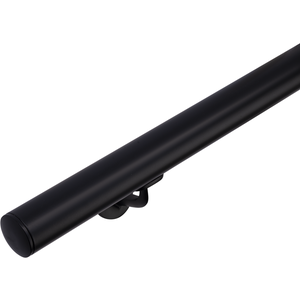 HandyStairs rampe d'escalier en INOX - diamètre 42,4 mm - RAL9005 - supports inclus - 200 cm