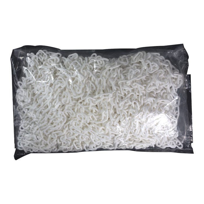 Chaîne Ø 10mm x 25m Blanc en sac - Polyamide - 1300187