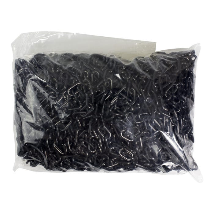 Chaîne Ø 10mm x 25m Noir en sac - Polyéthylène - 1100282