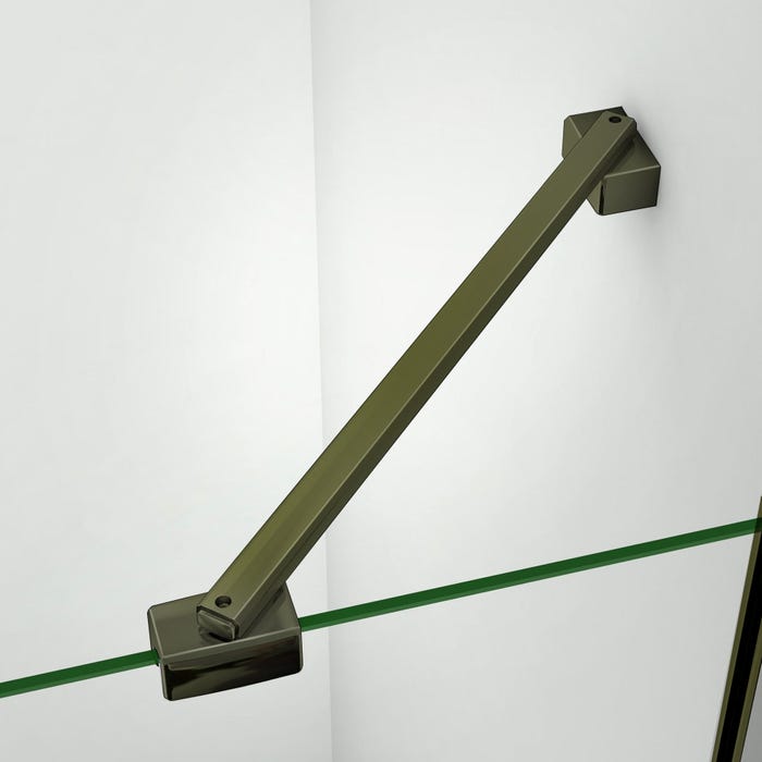 GRAND VERRE Barre de stabilisation mobile réglable 45 cm en aluminium Bronze