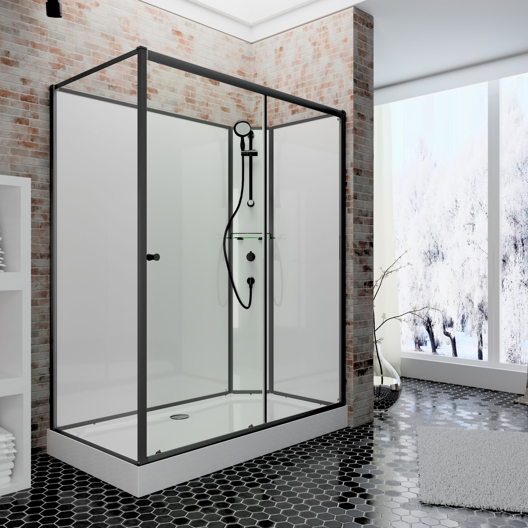 Cabine De Douche Integrale 80x120