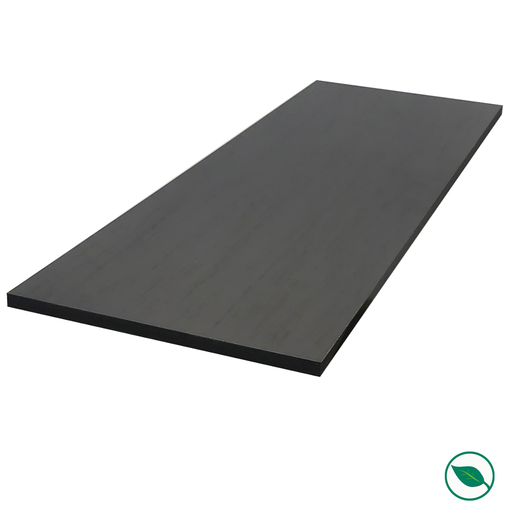 Tablette mélaminé Elegant Black 1200 x 400 x 18 mm - PEFC 70% Bricoman