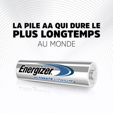Pack 2 piles lithium aa/lr6 energizer 1