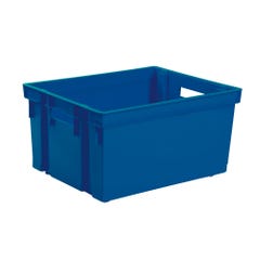 Bac de rangement plastique bleu 30 L - EDA 1