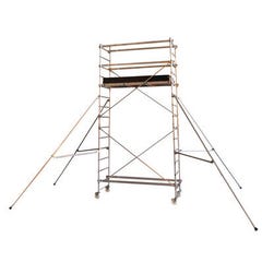 Echafaudage roulant Aluminium T-One 180 Tubesca | Bricoman