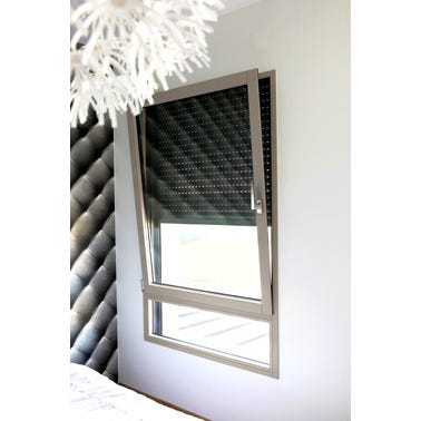 Fenêtre sur-mesure en aluminium et bois, 1 vantail