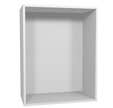 Caisson haut l.60 x H.76,8 x P.33 cm Blanc