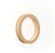 Hublot rond en MDF pour porte Diam.25 cm