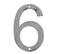 Numéro 6 en acier à peindre L.6 cm - CHAPUIS